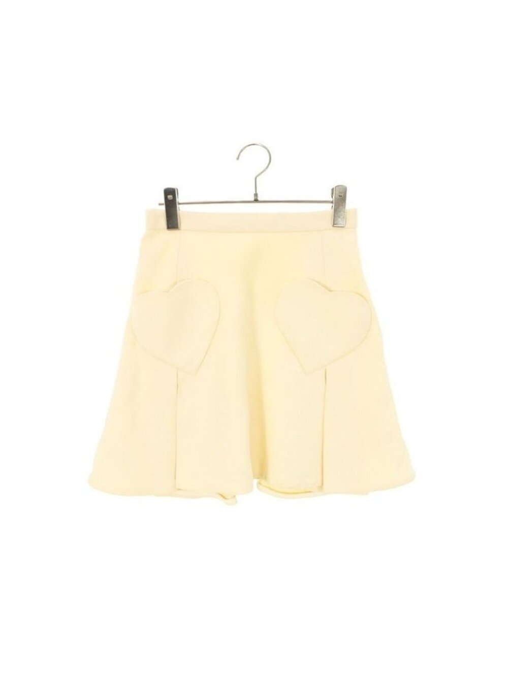 Christian Dior 151 J62 A1166 Heart Pockets Flared Skirt Women 34